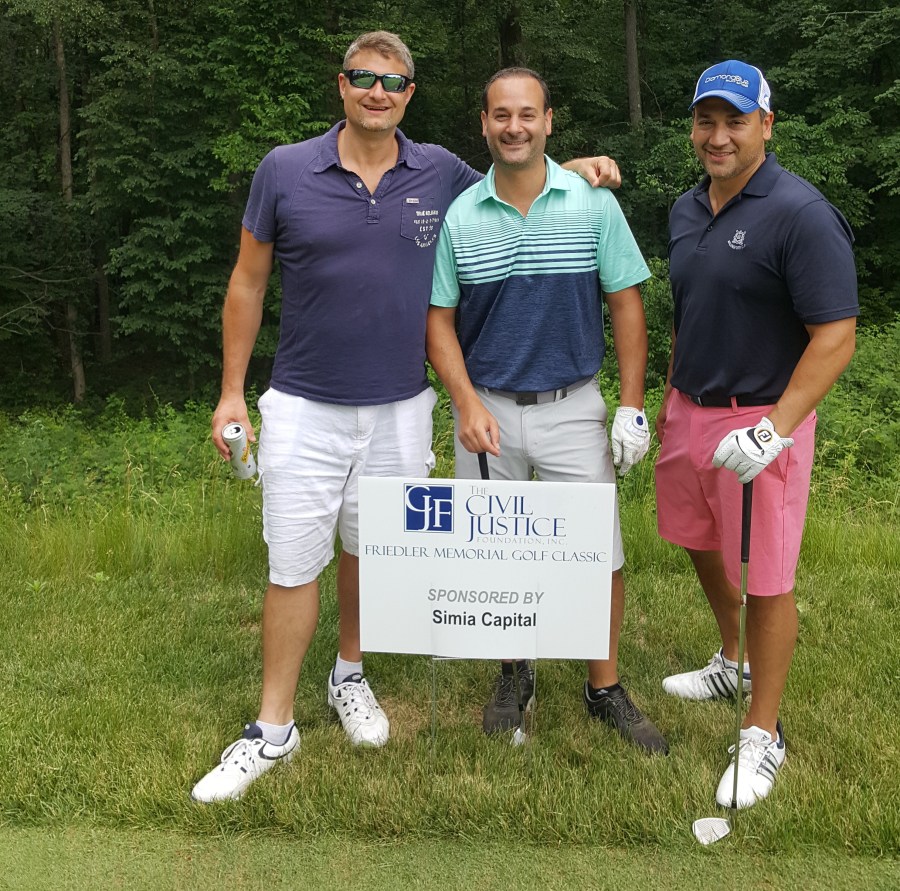 Simia at the CT Trial Lawyers Golf Outing